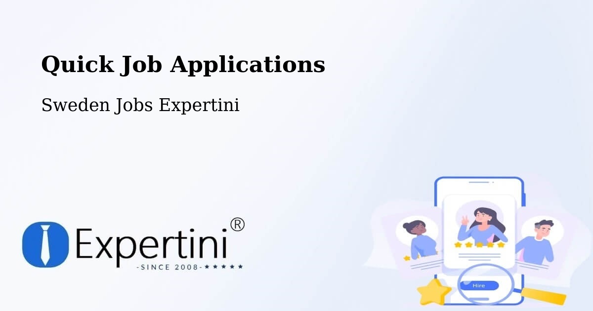 Quick Apply Feature – Göteborg - Sweden Jobs Expertini